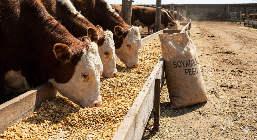 soyameal cattle feed